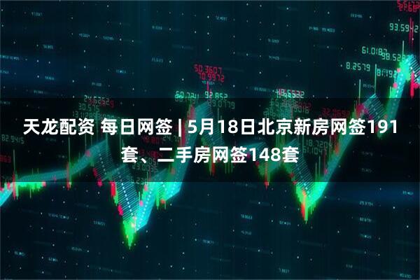 天龙配资 每日网签 | 5月18日北京新房网签191套、二手房网签148套